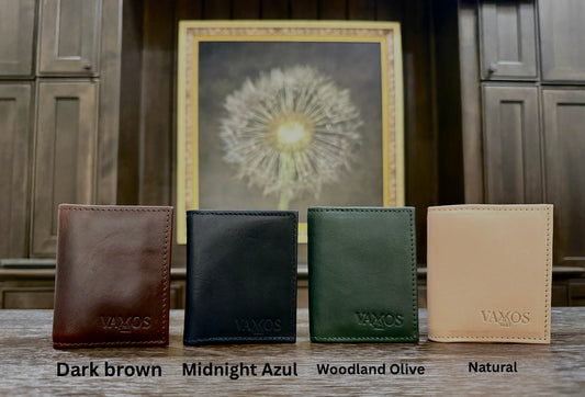 Slim Leather Wallet - Embossing Available