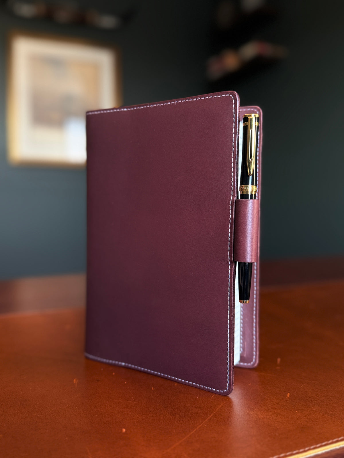 A5 Leather Journal Cover - Carolina Brown