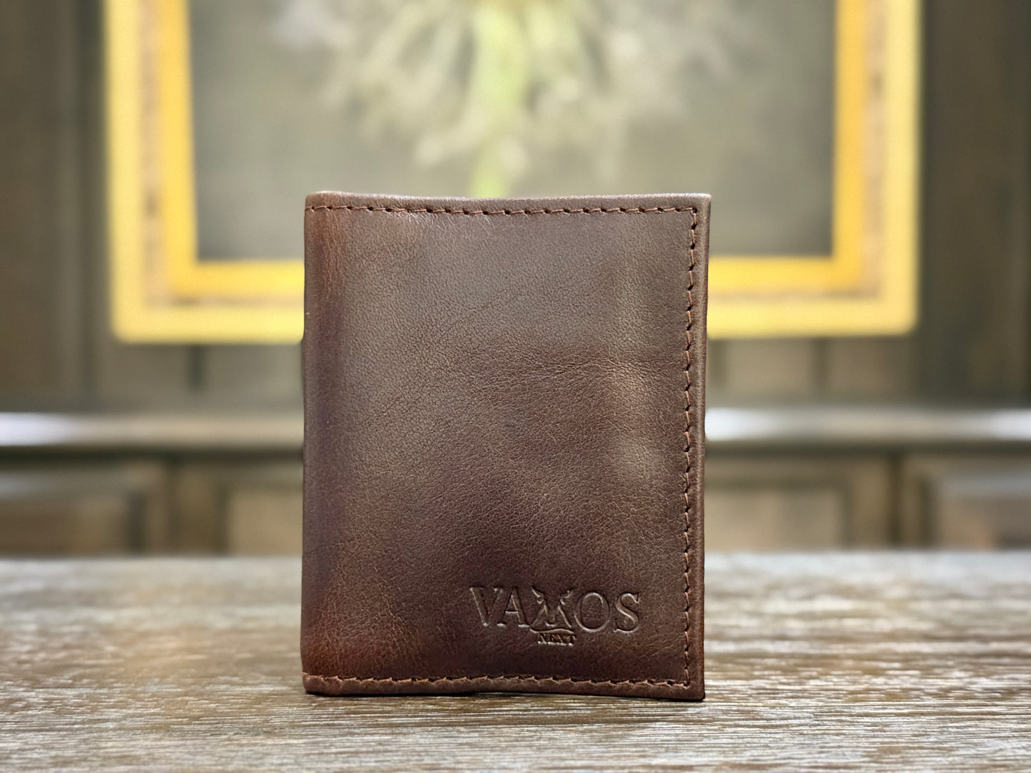 Slim Leather Wallet - Embossing Available